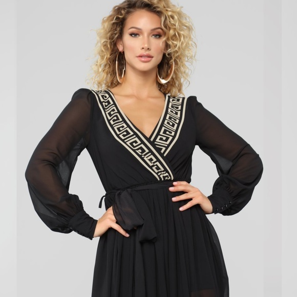 Black Maxi Dress - Picture 5 of 8